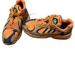 adidas Originals Shoes Adidas Yung Hi Res Orange Stripes